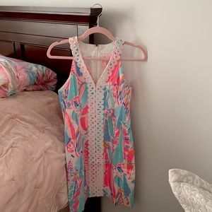 Lilly Pulitzer Lynn Shift Dress “Out to Sea” 🐬🐚🐳 NWT, Size 2